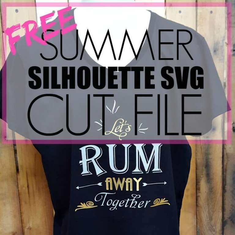 OMG! I absolutely love this shirt! And it comes with a free Silhouette SVG cut file! This would like great on sand spikers, tumblers and koozies too!