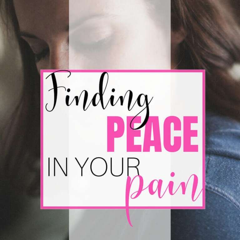 Are you struggling with trials and struggles in your life? Are you a chronic worrier and find it difficult to enjoy life? Find out how you can find peace in the midst of your pain. #peace #pain #peaceinthestorm #faith #devotional #trustingod